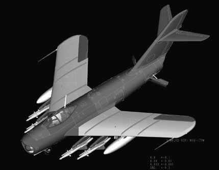 Збірна модель винищувача MiG-17 PFU Fresco E детальное изображение Самолеты 1/48 Самолеты