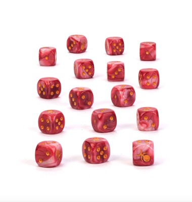 Игровые кубы AGE OF SIGMAR - HEDONITES OF SLAANESH DICE детальное изображение Кубы WARHAMMER Age of Sigmar
