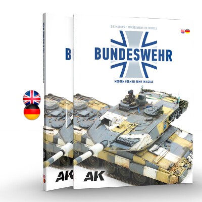 BUNDESWERH - MODERN GERMAN ARMY AT SCALE (ENG/GER) AK-interactive AK524 детальное изображение Обучающая литература Книги