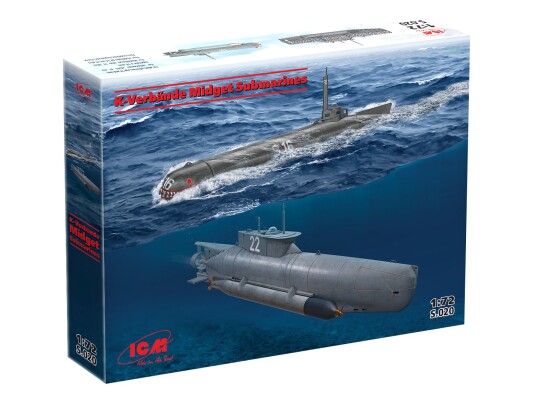 Сборная модель 1/72 мини-субмарины K-Verbände ICMS020 детальное изображение Подводный флот Флот