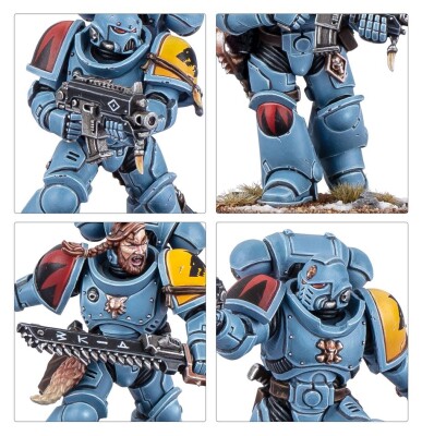 Game set Warhammer 40000: SPACE WOLVES ARMY SET (ENGLISH) детальное изображение Космические Волки Космические Десантники