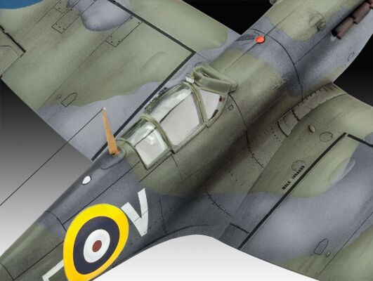 Британский истребитель Supermarine Spitfire Mk.IIa детальное изображение Самолеты 1/72 Самолеты