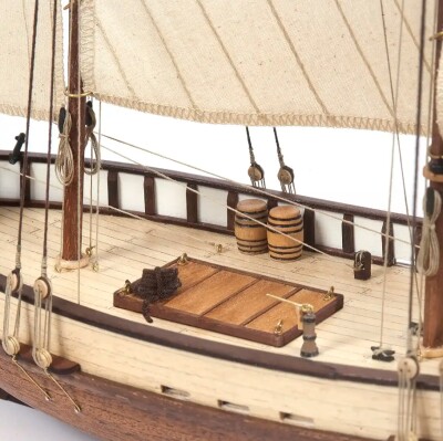 Scale wooden model 1/50 Ship &quot;Polaris&quot; OcCre 12007 детальное изображение Корабли Модели из дерева