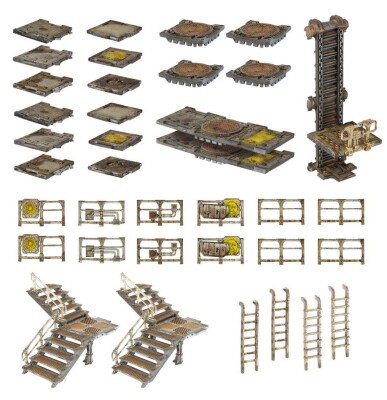 ZONE MORTALIS: PLATFORMS &amp; STAIRS детальное изображение Террейн WARHAMMER 40,000