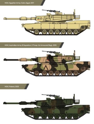 Збірна модель 1/72 Танк M1A1 Абрамс (Корпуса морської піхоти США) Academy 13430 детальное изображение Бронетехника 1/72 Бронетехника