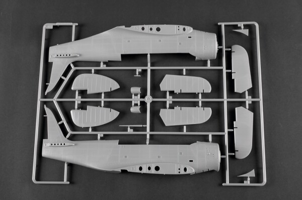 Збірна модель 1/32 Американський бомбардувальник TBD-1A Девастатор Trumpeter 03233 детальное изображение Самолеты 1/32 Самолеты