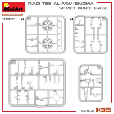 Збірна модель 1/35 Іракський танк Т-55А AL FAW/Enigma MiniArt 37095 детальное изображение Бронетехника 1/35 Бронетехника