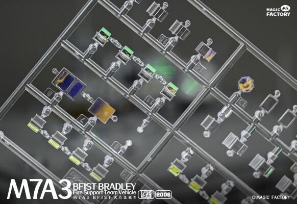 Збірна модель 1/35 Машина вогневої підтримки M7A3 Бредлі BFIST Magic Factory 2006 детальное изображение Бронетехника 1/35 Бронетехника