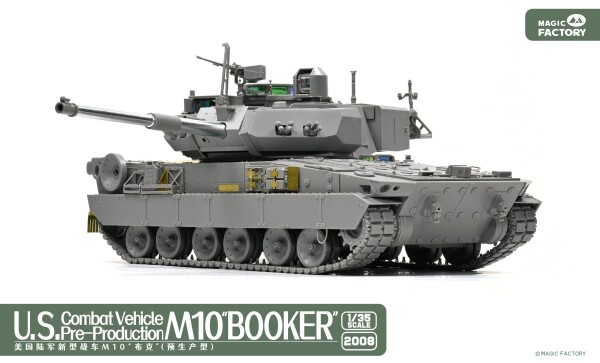 Збірна модель 1/35 Бойова машина США M10 Booker Magic Factory 2008 детальное изображение Бронетехника 1/35 Бронетехника
