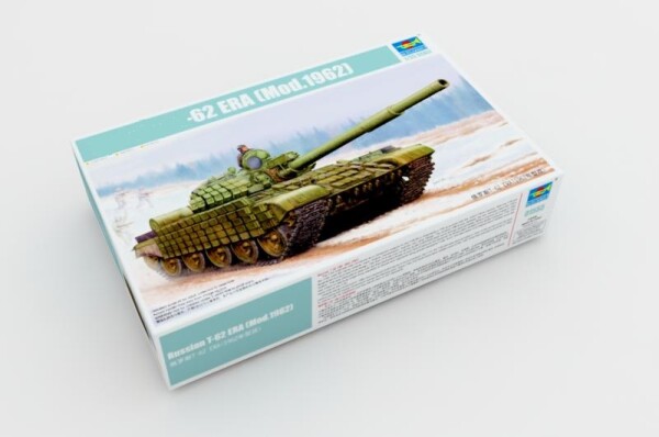 Scale model 1/35 tank T-62 ERA (mod. 1972) Trumpeter 01556 детальное изображение Бронетехника 1/35 Бронетехника