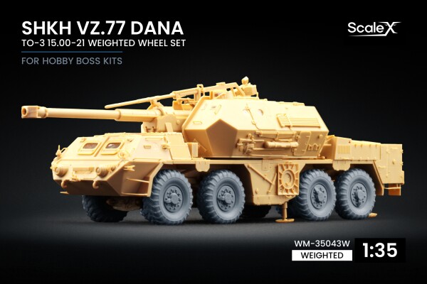Набір коліс (з деформацією) TO-3 15.00-21 для ShKH vz.77 DANA від HobbyBoss ScaleX WM-35043W детальное изображение Колёса Афтермаркет
