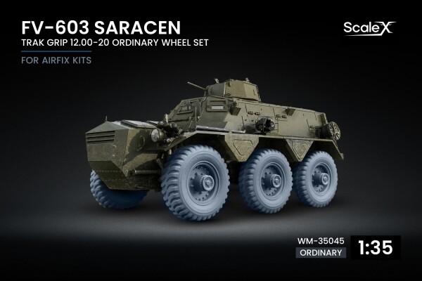 Набір коліс TRAK GRIP 12.00-20 для FV-603 Saracen від Airfix ScaleX WM-35045 детальное изображение Колёса Афтермаркет
