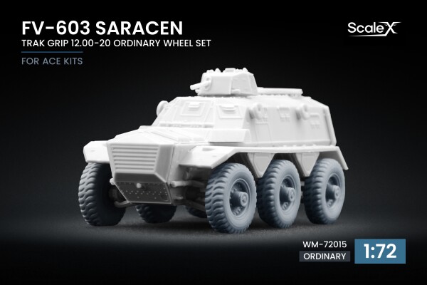 Набір коліс TRAK GRIP 12.00-20 для FV-603 Saracen від ACE ScaleX WM-72015 детальное изображение Колёса Афтермаркет