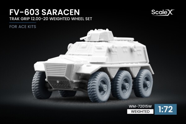Набір коліс (з деформацією) TRAK GRIP 12.00-20 для FV-603 Saracen від ACE ScaleX WM-72015W детальное изображение Колёса Афтермаркет