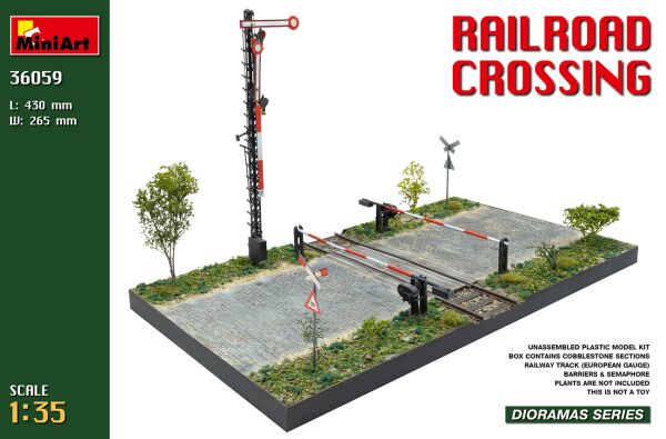 RAILROAD CROSSING детальное изображение Строения 1/35 Диорамы