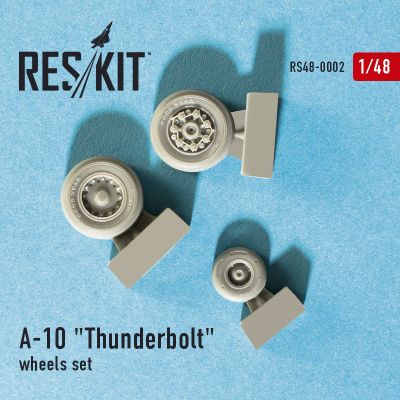 A-10 &quot;Thunderbolt&quot; wheels set (1/48) детальное изображение Смоляные колёса Афтермаркет