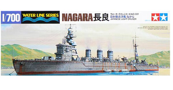 Збірна модель 1/700 Японський легкий крейсер Nagara Tamiya 31322 детальное изображение Флот 1/700 Флот