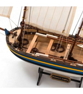 Дерев'яна модель корабля HMS Endeavour детальное изображение Корабли Модели из дерева