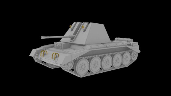 Збірна модель Crusader Mk.III – British Anti Air Tank Mk.I with 40mm Bofors Gun детальное изображение Бронетехника 1/72 Бронетехника