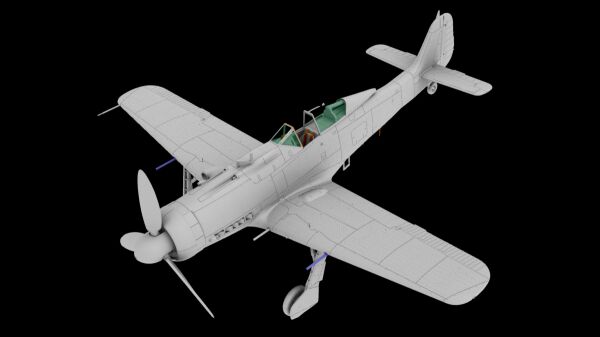 Сборная модель Fw 190D-9 Prototype детальное изображение Самолеты 1/72 Самолеты