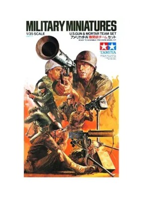 Збірна модель 1/35 Фігури Група артилеристів та мінометників США Tamiya 35086 детальное изображение Фигуры 1/35 Фигуры