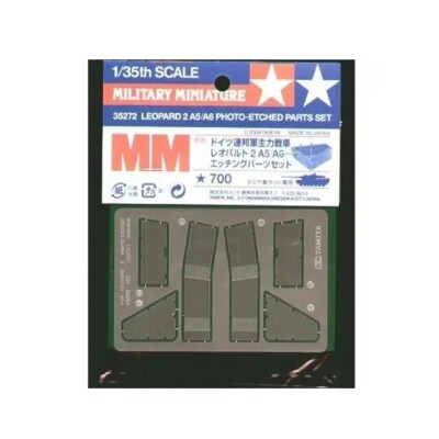 Photoetched set 1/35 for Leopard 2 A5/A6 Tamiya 35272 детальное изображение Фототравление Афтермаркет
