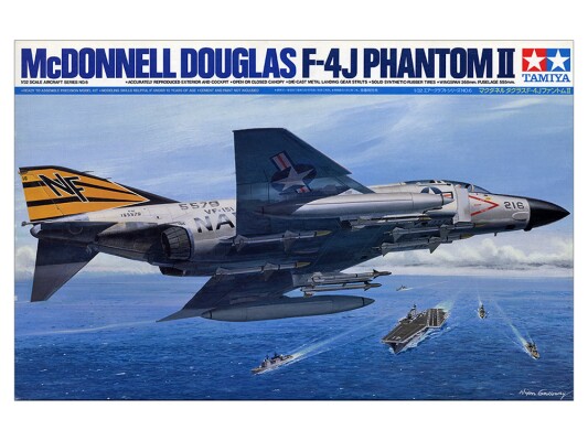 Збірна модель 1/32 Літак McDonnell F-4J Phantom II Tamiya 60306 детальное изображение Самолеты 1/32 Самолеты