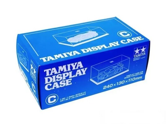 Виставковий прозорий бокс (240 x 130 x 110 мм Display Case C) Tamiya 73004 детальное изображение Разное Инструменты