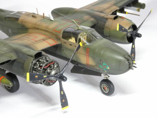 Scale model 1/48 Airplane B-26K Counter Invader, (Vietnam War) ICM 48279 детальное изображение Самолеты 1/48 Самолеты