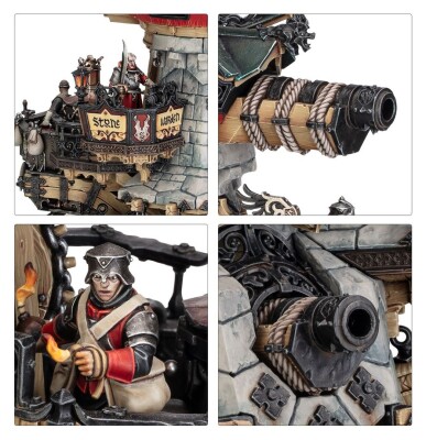 Игровой набор Warhammer AGE OF SIGMAR - CITIES OF SIGMAR -  CANNONADE COGFORT детальное изображение Города Зигмара Порядок
