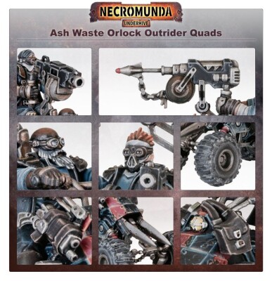 NECROMUNDA: ORLOCK OUTRIDER QUADS детальное изображение Некромунда WARHAMMER 40,000