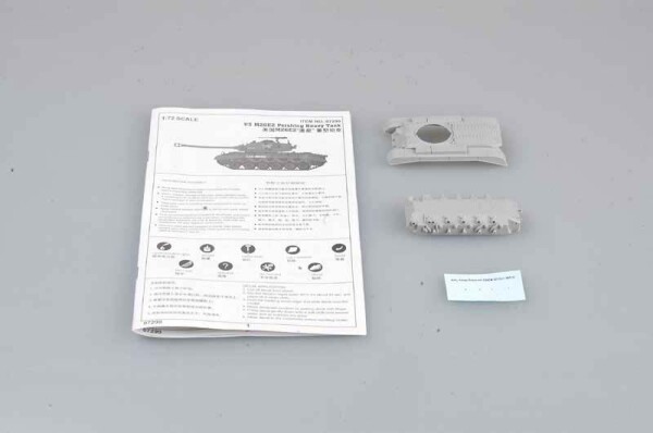 Збірна модель 1/72 Американський важкий танк M26E2 Pershing Trumpeter 07299 детальное изображение Бронетехника 1/72 Бронетехника