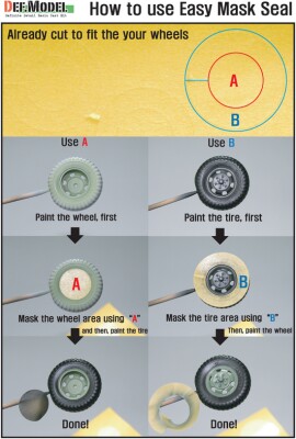 Technical Pick up Truck Sagged Wheel set ( for Meng 1/35 ) детальное изображение Смоляные колёса Афтермаркет