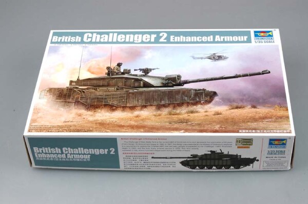 Збірна модель 1/35 Основний бойовий танк Challenger 2 c додатковим захистом Trumpeter 01522 детальное изображение Бронетехника 1/35 Бронетехника