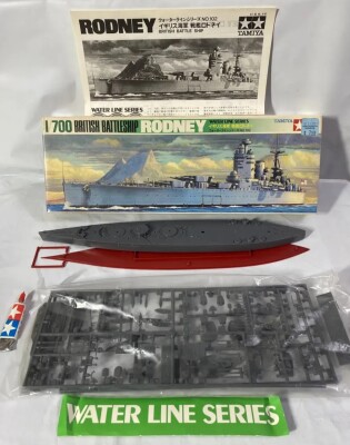Збірна модель 1/700 Британський лінкор Rodney Tamiya 77502 детальное изображение Флот 1/700 Флот