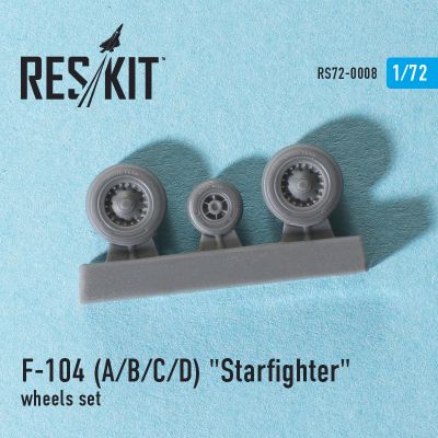 F-104 (A/B/C/D) &quot;Starfighter&quot; wheels set (1/72) детальное изображение Смоляные колёса Афтермаркет