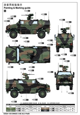 Збірна модель 1/35 Бронетранспортер Dingo 2 GE A2.3 PatSi I LOVE KIT 63524 детальное изображение Автомобили 1/35 Автомобили