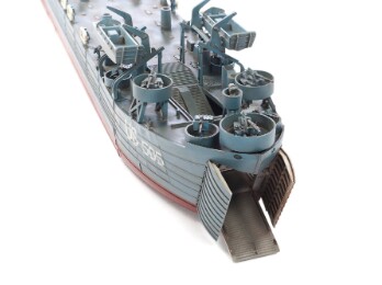 Scale model 1/350 US Navy Type 2 Landing Ship (LST) (LST-491 class) AFV Club SE73519 детальное изображение Флот 1/350 Флот