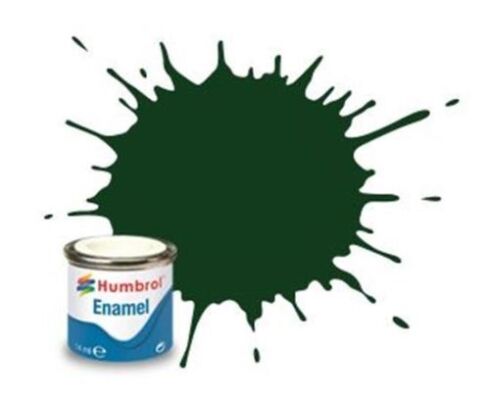Зеленая темная глянцевая детальное изображение Эмалевые краски Краски