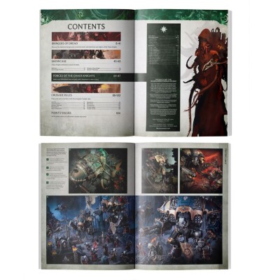 Книга Warhammer 40000 CODEX: CHAOS KNIGHTS (ENG) детальное изображение Кодексы и правила Warhammer Художественная литература