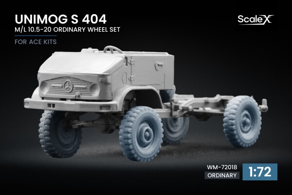 Набір коліс для Unimog S 404 M/L 10.5-20 від ACE ScaleX WM-72018 детальное изображение Колёса Афтермаркет