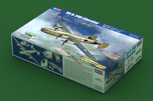 Збірна модель 1/48 Американський літак B-24D Liberator HobbyBoss 81775 детальное изображение Самолеты 1/48 Самолеты