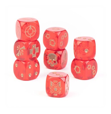 Игровые кубы Warhammer NECROMUNDA: HOUSE GOLIATH DICE детальное изображение Кубы WARHAMMER 40,000