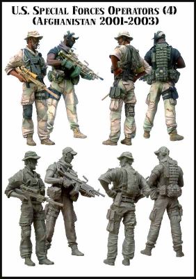  U.S.Special Forces Operator (Afghanistan 2001-2003) - 4 детальное изображение Фигуры 1/35 Фигуры