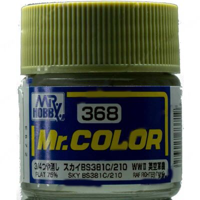 Mr. Color (10 ml) Sky BS381C/210 / Небесний детальное изображение Нитрокраски Краски