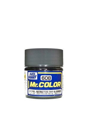 Mr. Color (10 ml) JMSDF 2705 Dark Gray N4 / Темно-сірий детальное изображение Нитрокраски Краски