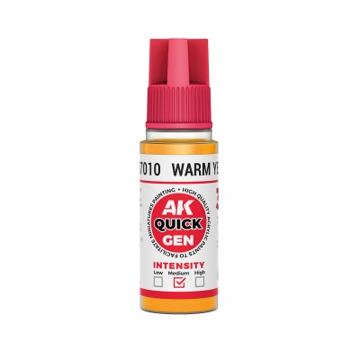 Акриловая краска WARM YELLOW / Теплый желтый QUICK GEN COLOR AK-interactive AK 17010 детальное изображение QUICK GEN COLOR Краски