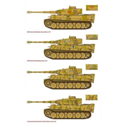 Збірна модель 1/72 Танк Тигр 1 (ранній) Academy 13422 детальное изображение Бронетехника 1/72 Бронетехника