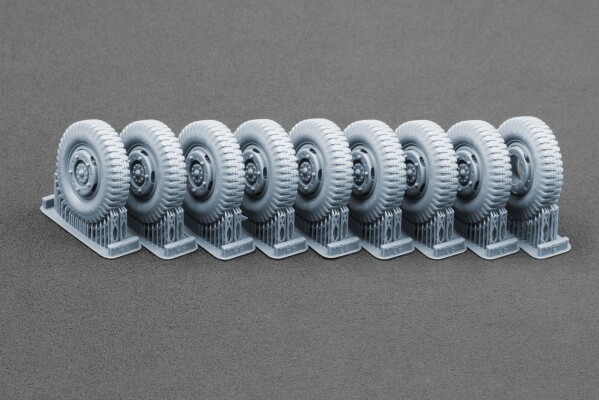 Набір коліс з деформацією для Sd.Kfz. 234 Puma v2 від Dragon, Miniart, RFM, Italeri, AK Interactive ScaleX WW-35011W детальное изображение Колёса Афтермаркет