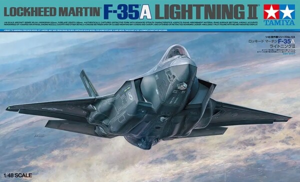 Сборная модель 1/48 истребитель Lockheed Martin Ф-35A Lightning Тамия 61124 детальное изображение Самолеты 1/48 Самолеты